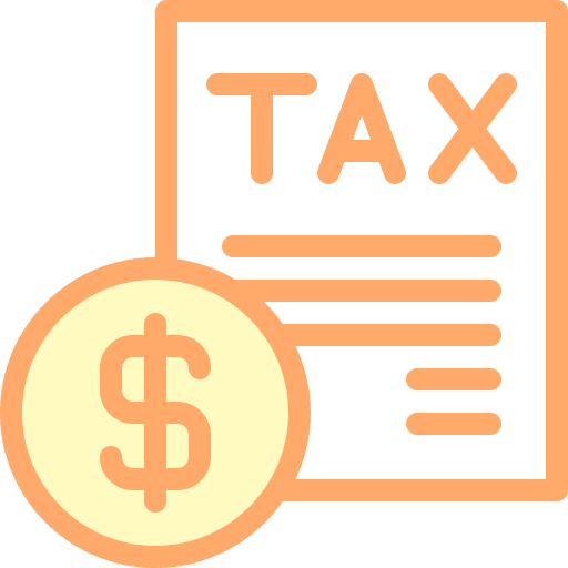 Tax tax banking business and finance icon