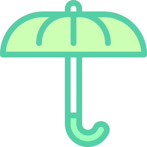 Insurance weather rain protected icon Insurance weather rain protected icon