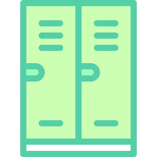 Lockers gym lockers storage icon Lockers gym lockers storage icon