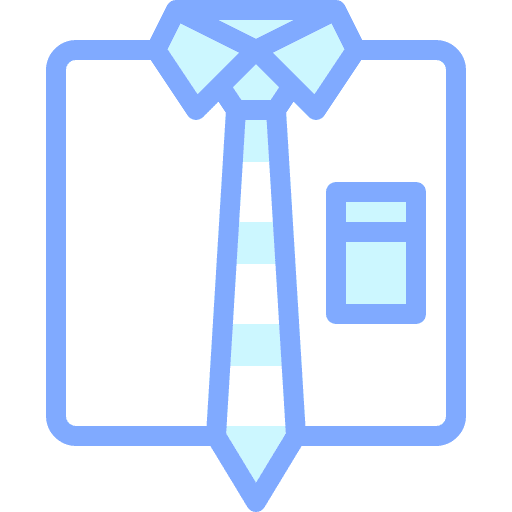 Suit garment business and finance shirt icon Suit garment business and finance shirt icon