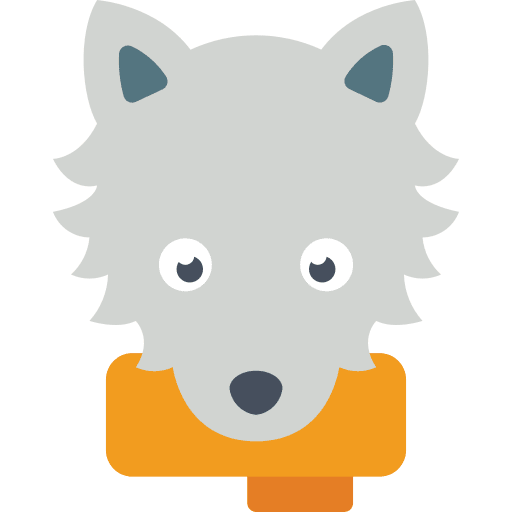 Wolf mammal wolf animals icon