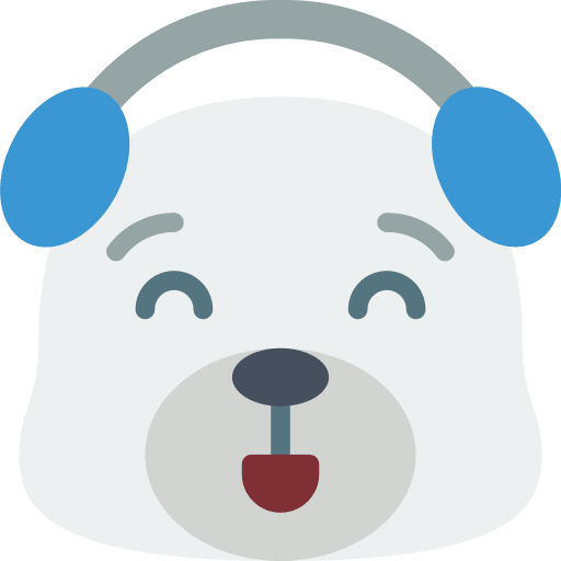 Bear winter bear earmuffs icon Bear winter bear earmuffs icon