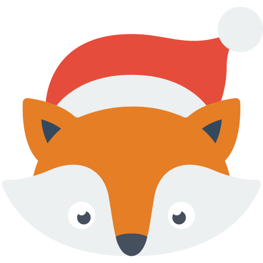 Fox hat animal wild icon Fox hat animal wild icon