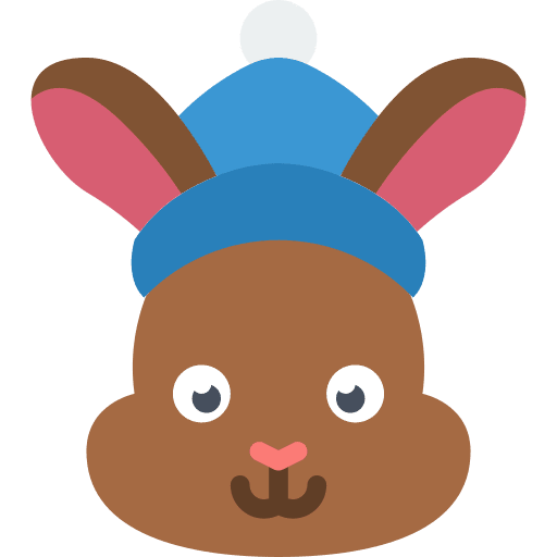 Rabbit rabbit pet winter icon Rabbit rabbit pet winter icon