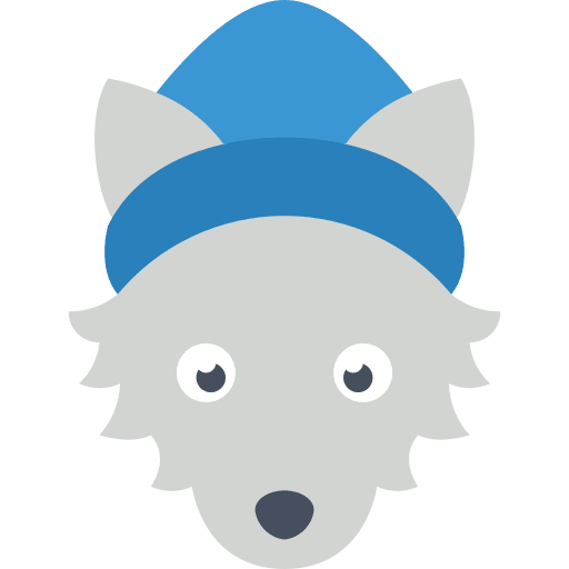 Wolf wolf zoology animals icon Wolf wolf zoology animals icon