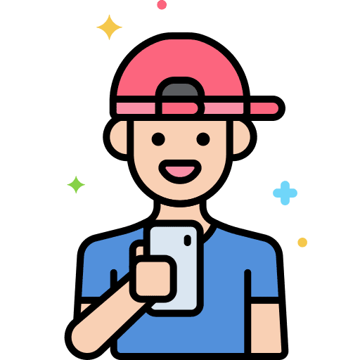 Generation z male avatar boy icon