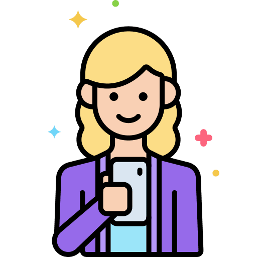 Millennial user girl generation icon