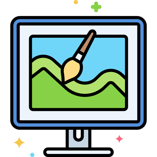 Digital art graphic design computer digital art icon