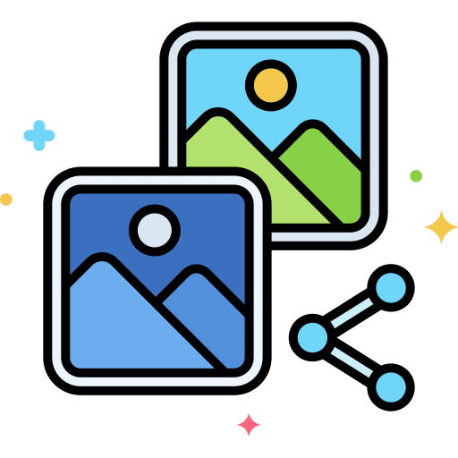 Image image post sharing icon