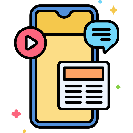 Media news report communications new icon