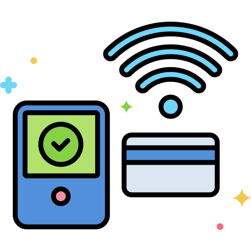 Rfid microchip electronics tools icon