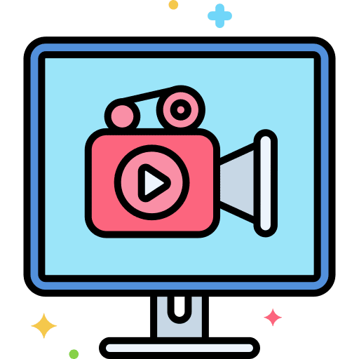 Series video movie cinema icon