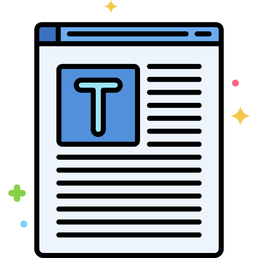 Text text edit format icon