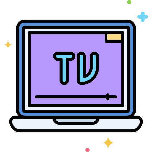 Television television screen laptop icon