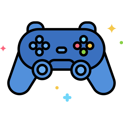 Video games electronics gamer vr gaming icon
