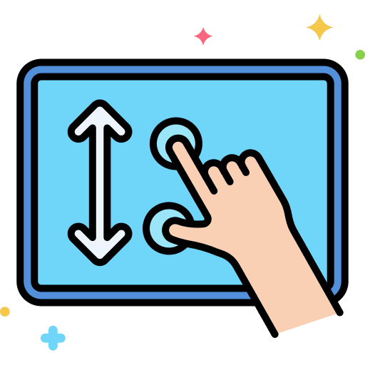 Pinch gesture hand pinch icon