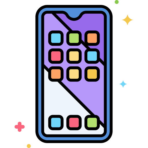 Smartphone cellphone ui technology icon