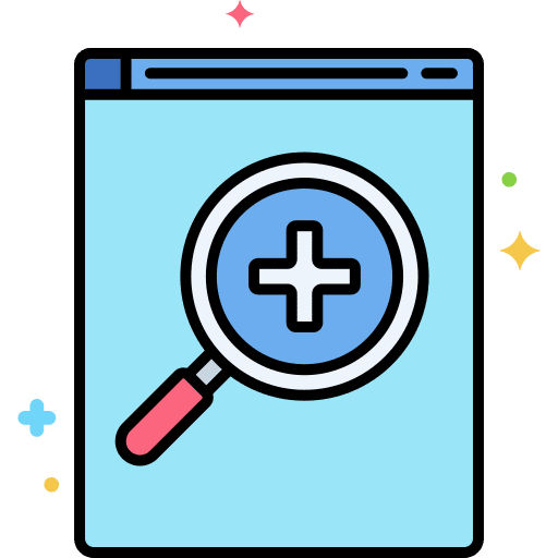 Zoom in magnifying glass view more ui icon