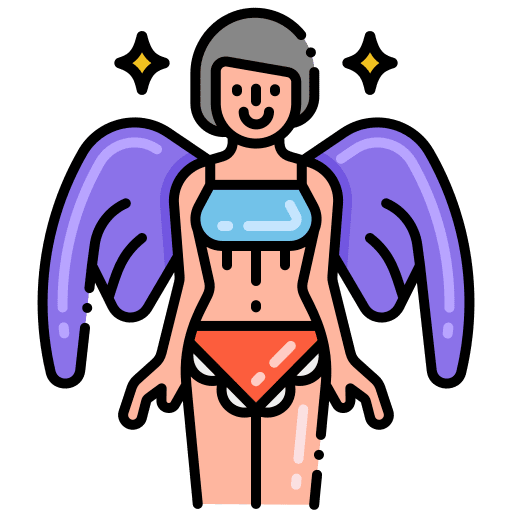 Angel girl people religion icon