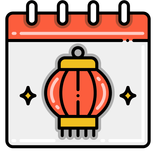 Chinese new year chinese new year cultures paper lantern icon