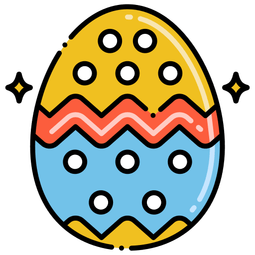 Easter easter painted holiday icon