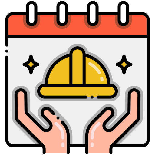 Labor day event labour helmet icon