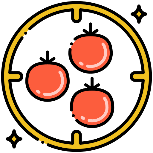 Tomato healthy food tomato food and restaurant icon