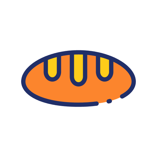 Bakery meal food and restaurant bread icon