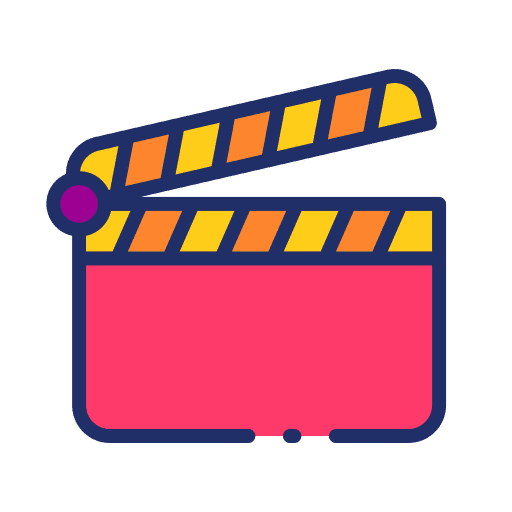 Clapperboard entertainment film clapperboard cinema icon