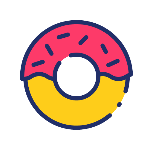 Donut doughnut sweet baker icon Donut doughnut sweet baker icon