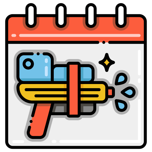 Songkran cultures celebration event icon