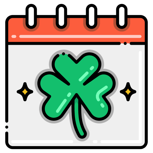St patricks day day irish leprechaun icon