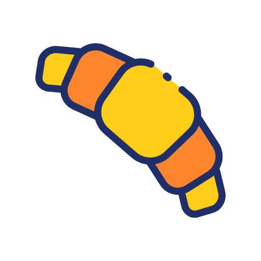 Croissant bakery bread food and restaurant icon Croissant bakery bread food and restaurant icon