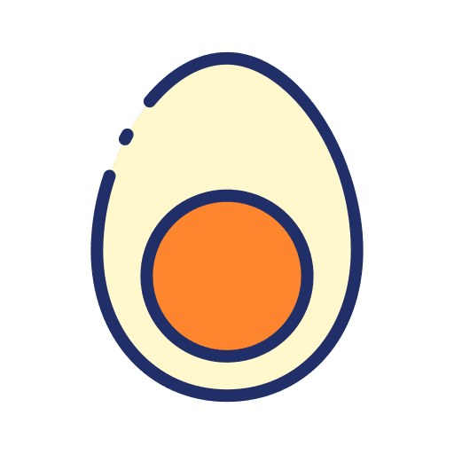 Egg protein egg healthy food icon Egg protein egg healthy food icon