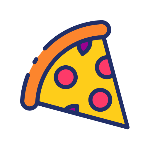 Pizza fast food food food and restaurant icon Pizza fast food food food and restaurant icon