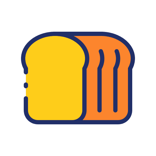 Bread bakery loaf breakfast icon Bread bakery loaf breakfast icon