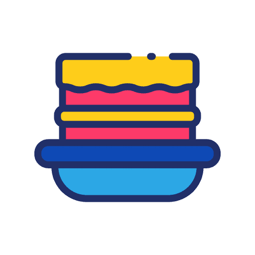 Brownie dessert sweet food and restaurant icon Brownie dessert sweet food and restaurant icon
