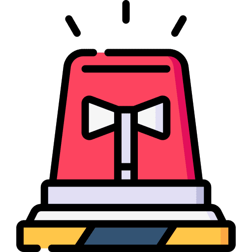 Siren light warning siren icon