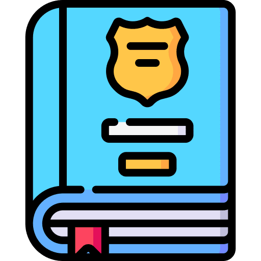 Law book book cover document law book icon