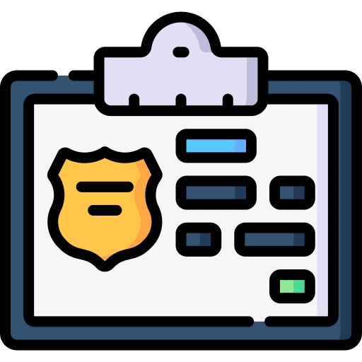 Police badge badge police badge news report icon Police badge badge police badge news report icon