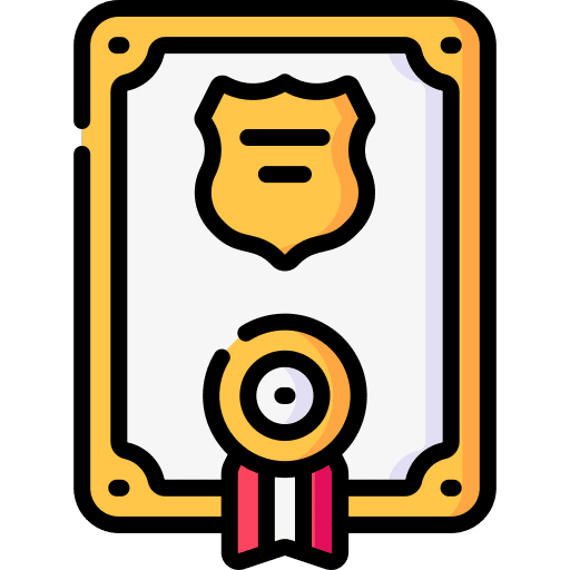Police badge police folder document files and folders icon Police badge police folder document files and folders icon