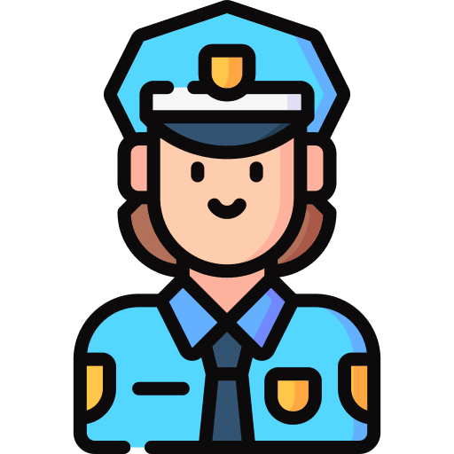 Police police avatar professions and jobs icon