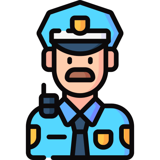 Policeman person guard policeman icon Policeman person guard policeman icon