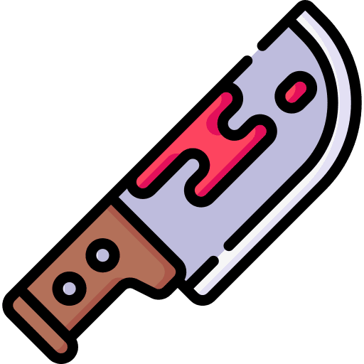 Knife miscellaneous weapon blood icon Knife miscellaneous weapon blood icon