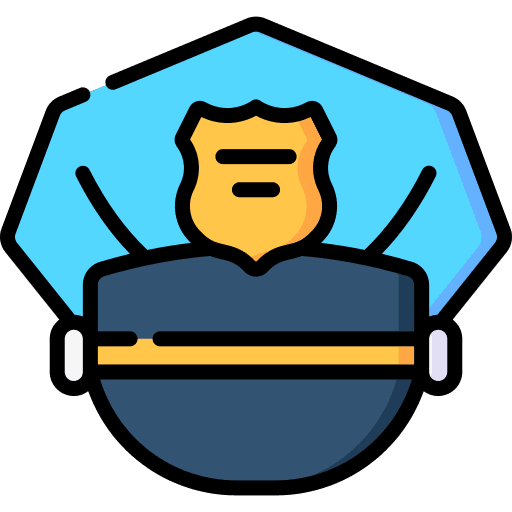 Police hat miscellaneous police equipment icon Police hat miscellaneous police equipment icon