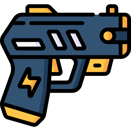 Stun gun taser security stun gun icon Stun gun taser security stun gun icon