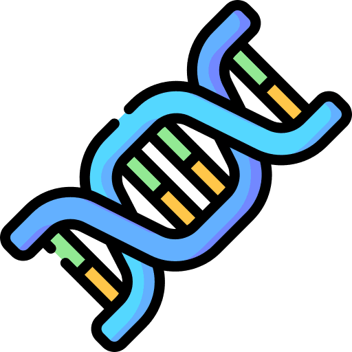 Dna education genetic healthcare icon Dna education genetic healthcare icon