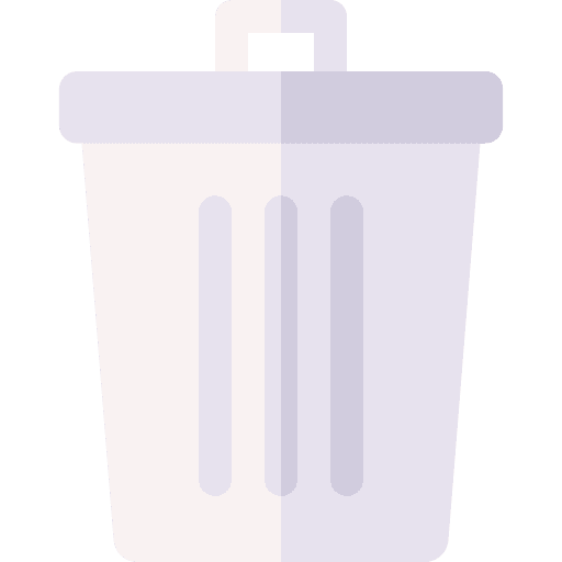 Trash can trash bin bin file delete icon