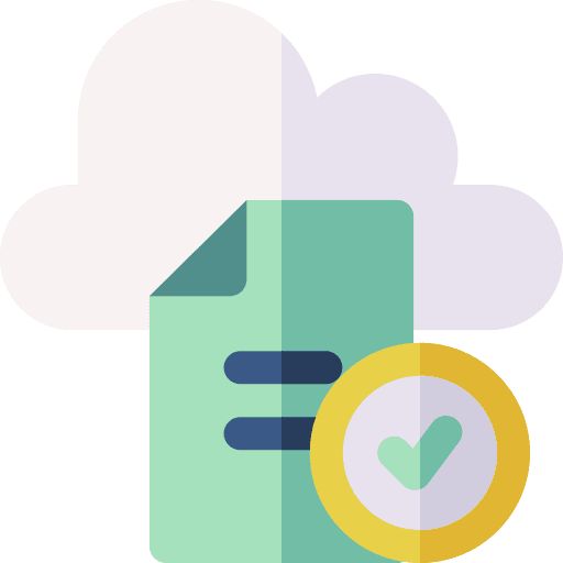 File file cloud storage files and folders icon
