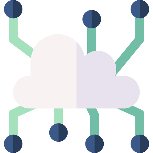 Network network seo and web hosting icon